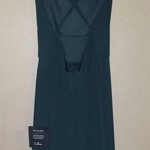 Lulu's Romance Forest Green Backless Maxi Dress - Picture 4 of 7